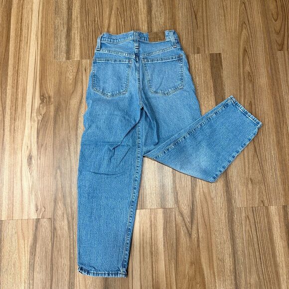 Madewell Balloon Jeans Women's 23 Cropped High Rise Curved Mom Denim - Picture 4 of 12